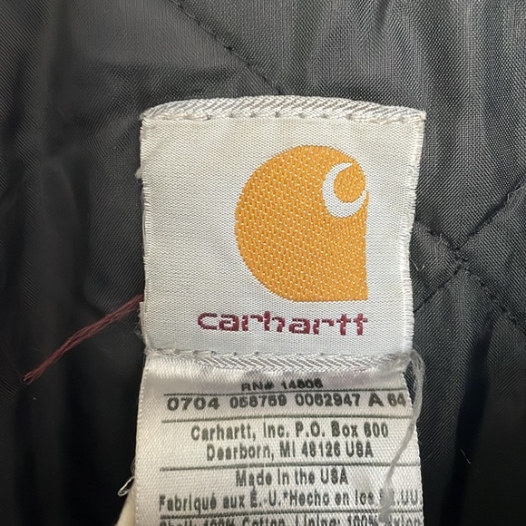 Carhartt Men's Vintage J22 CHT Artic Quilted Coat Brown 2XL Tall - Picture 5 of 13